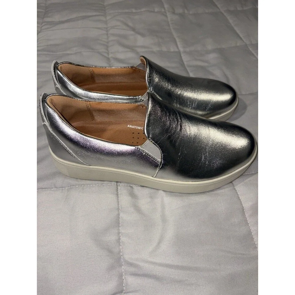 New Fitflop Rally Slip-On Platform Skate Sneakers Sz 6